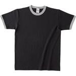 OE1121-SKR/HGY-XL オープンエンド マックスウェイト リンガーTシャツ スミクロ/ヘザーグレー XL フェリック