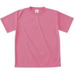 POT104-蛍光ピンク-4XL ファイバードライTシャツ 蛍光ピンク 4XL フェリック