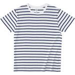 SNB141-WHT/NVY-L ナローボーダーTシャツ ホワイト/ネイビー  L フェリック