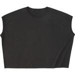 WNS807-DBK-M スリーブレスワイドTシャツ ディープブラック M フェリック