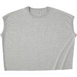 WNS807-HGY-M スリーブレスワイドTシャツ ヘザーグレー M フェリック