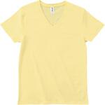 SFV113-HZE-XL スリムフィットVネックTシャツ イエローヘーゼ XL フェリック