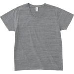 SFU114-HGY-XS スリムフィットUネックTシャツ ヘザーグレー XS フェリック