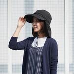 GOKKANジョッキーハット 極寒 保冷帽子 クロ 日本真田帽子