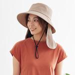 GOKKANダウンハット 極寒 保冷帽子 ベージュ 日本真田帽子