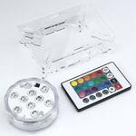 フィギュアステージ ライトアップベース AB6タイプ LEDライト台座セット JTT