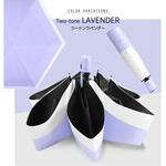 ワンタッチ日傘 形状記憶 晴雨兼用 ツートン ラベンダー life-170-n-2lv ベストアンサー