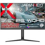 31.5型/2560×1440/HDMI×2、DP×2/ブラック/スピーカー有/2年保証 JAPANNEXT