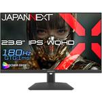 23.8型/2560×1440/HDMI×2、DP×1/ブラック/スピーカー無/2年保証 JAPANNEXT