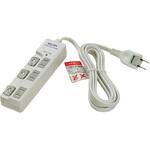 LEDランプスイッチ付タップ3P2m ELPA