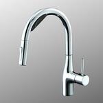 ビルトイン浄水器用シングルシャワー付混合栓(Wセンサー付)(eレバー) KVK