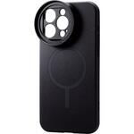 PM-A23DHVCAMPBK iPhone 15 Pro Max ケース ハイブリッド カバー 磁力吸着ワイヤレス充電対応 ストラップホール付 ポーチ付 エレコム