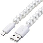MPA-CJAL10PL iPhone充電ケーブル ライトニングケーブル 1m USB A to Lightning MFi認証 コードジュエリー &me エレコム