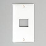 AJ101A 埋込USB給電用コンセント用プレート 新金属製 アメリカン電機