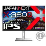 JN-27IPS360WQHDR-HSP ゲーミング液晶ディスプレイ 27型/2560×1440/DP×1、HDMI×2、USB-C×1/ブラック/スピーカー有/2年保証 JAPANNEXT