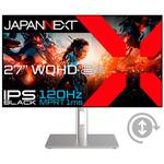 ゲーミング液晶ディスプレイ 27型/2560×1440/DP、USB Type-C、HDMI×1/ブラック/スピーカー有/2年保証 JAPANNEXT