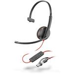 8X214AA Poly Blackwire 3210 Monaural USB-C Headset +USB-C/A Adapter HP(日本ヒューレット・パッカード)