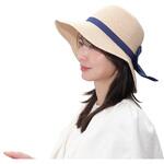 折りたためる麦わら風帽子 ヒラカワ