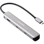 DST-W09 USB TypeC ドッキングステーション ハブ 6-in-1 PD 85W出力 急速充電 USB-C×2 USB-A×2 HDMI×1 RJ45×1 エレコム
