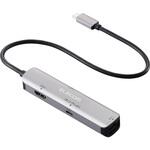 USB Type C ドッキングステーション ハブ 4-in-1 PD 92W出力 【Windows 11 10 macOS iPadOS 等対応】 エレコム