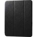 TB-A24XSABK 13インチ iPad Air (M2) ケース レザー 手帳型 スリープ対応 マグネット フリーアングル 耐衝撃 エレコム