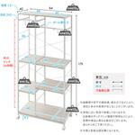 さわやかな 調節可能2連ハンガーラック ホームテイスト