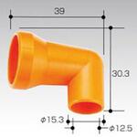 1/2 90゜L型ノズル1/2(4個入) VERTEX(バーテックス)