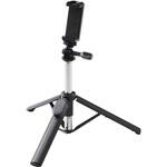 スマホ 三脚 自撮り棒 2WAY Bluetoothリモコン一体型 GoPro装着可 最大地上高905mm・アーム820mm 軽量 エレコム