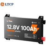 LiTime 12V100Ah 超薄型 リチウム金属ケースバッテリー LiTime