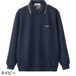 822087 ポロ衿トレーナー ケアファッション