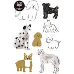 レトロ印刷ポストカード 犬あつめ 古川紙工