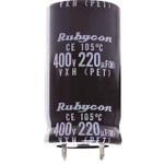 450VXH100MEFCSN22X25 ルビコン コンデンサ 100μF， ，450V dc， 450VXH100MEFCSN22X25 ルビコン