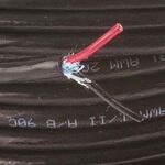 25012 BK005 Alpha Wire Control Cable 2芯 0.23 mm2， シールド無 24 AWG Alpha Wire
