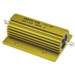 HS100 50R J Arcol シャーシ取り付け抵抗器，100W，50Ω，±5% Arcol