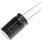 35ZLH2200MEFC16X25 ルビコン コンデンサ 2200μF， ，35V dc， 35ZLH2200MEFC16X25 ルビコン