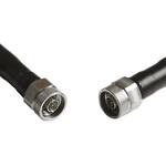 SLU18-NMNM-01.50M Amphenol RF 同軸ケーブル， Nタイプ Nタイプ， 250mm， SLU18-NMNM-01.50M AMPHENOL