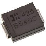 B540C-13-F DiodesZetex 整流ダイオード， 5A， 40V 表面実装， 2-Pin DO-214AB (SMC) ショットキーバリア 550mV DiodesZetex