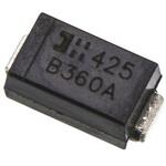 B360A-13-F DiodesZetex 整流ダイオード， 3A， 60V 表面実装， 2-Pin DO-214AC (SMA) ショットキーバリア 700mV DiodesZetex
