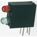 553-0111-200F ダイアライト 基板用LED表示灯 赤 直角 60 ° 2色 スルーホール実装 DIALIGHT