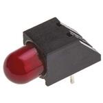 550-1107F ダイアライト 基板用LED表示灯 赤 直角 50 ° スルーホール実装 DIALIGHT