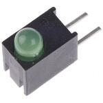 551-0207F ダイアライト 基板用LED表示灯 緑 直角 45 ° スルーホール実装 DIALIGHT