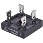VS-GBPC2510A Vishay 整流用 ブリッジダイオード 単相 25A， 1000V， 28.6 x 28.6 x 7.7mm， VS-GBPC2510A VISHAY