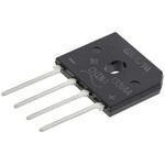 GBU4J-E3/45 Vishay 整流用 ブリッジダイオード 単相 4A， 600V， 22.3 x 3.56 x 18.8mm， GBU4J-E3/45 VISHAY