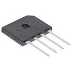 GBU4D-E3/45 Vishay 整流用 ブリッジダイオード 単相 4A， 200V， 22.3 x 3.56 x 18.8mm， GBU4D-E3/45 VISHAY