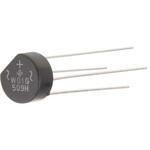 W01G-E4/51 Vishay 整流用 ブリッジダイオード 単相 1.5A， 100V， 9.86 x 8.84 x 5.6mm， W01G-E4/51 VISHAY