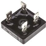 VS-GBPC2502A Vishay 整流用 ブリッジダイオード 単相 25A， 200V， 28.6 x 28.6 x 7.7mm， VS-GBPC2502A VISHAY
