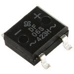 DF06S-E3/77 Vishay 整流用 ブリッジダイオード 単相 1A， 600V， 8.51 x 6.5 x 3.3mm， DF06S-E3/77 VISHAY