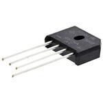 KBU8J-E4/51 Vishay 整流用 ブリッジダイオード 単相 8A， 600V， 23.7 x 7.1 x 19.3mm， KBU8J-E4/51 VISHAY