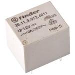 36.11.9.012.4011 Finder パワーリレー 12V dc， 1c接点 基板実装タイプ FINDER