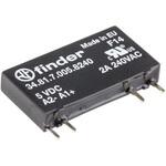 34.81.7.005.8240 Finder ソリッドステートリレー 最大負荷電流:2 A 最大負荷電圧:240 V ac 基板実装， 34.81.7.005.8240 FINDER